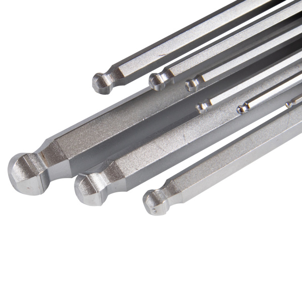 Набор Г-образных шестигранников 1,5-10 мм с шаровым окончанием 9 предметов AFFIX AF06100109