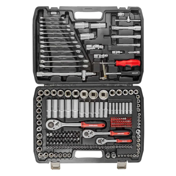 Набор инструментов 216пр. 1/4'', 3/8'', 1/2''(6гр.)(4-32мм)