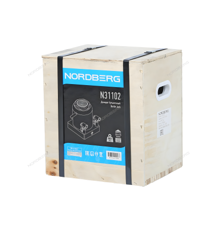 Домкрат бутылочный двухплунжерный 100 т NORDBERG N31102