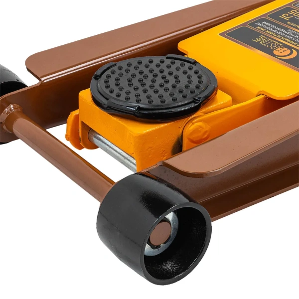 Домкрат подкатной гидравлический двухпоршневой, 3т