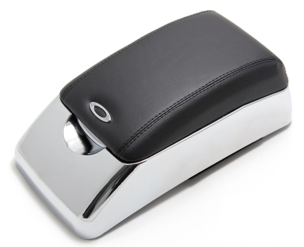 Подлокотник 48015 (black/chrome) (с ячейкми для CD/DVD)