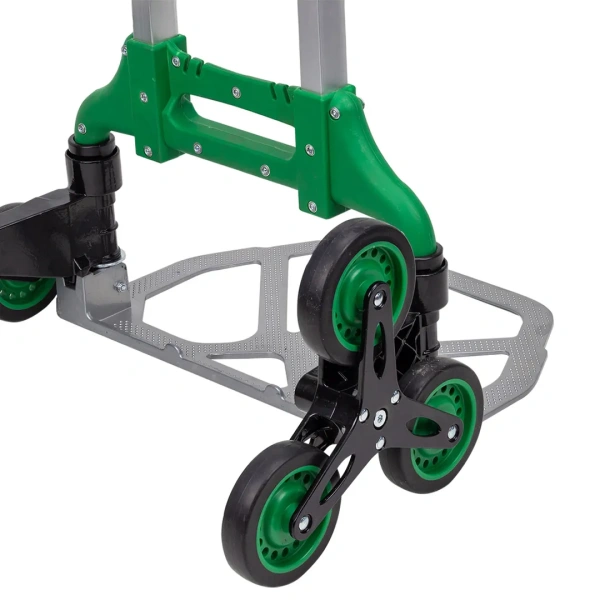 Тележка ручная складная с телескопической ручкой (г/п80кг,500х485х995мм-в разложенном полож.,385х280-рабочая площадка, 100мм-Ø колес)