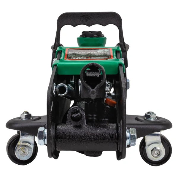 Домкрат подкатной гидравлический 2,5т с резиновой накладкой (h min 135мм, h max 387мм) в кейсе,без фиксации