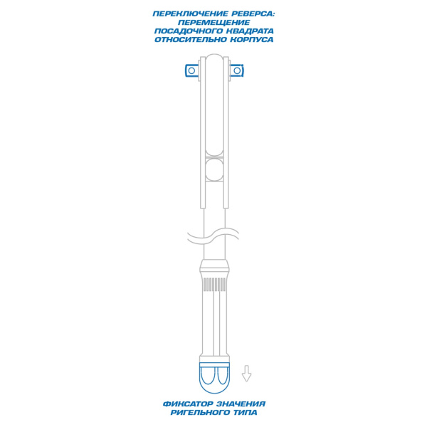 Динамометрический ключ серии "INDUSTRIAL", 1/2", 25-135 Нм, для левой и правой резьбы, кейс KING TONY 3446E-1HG