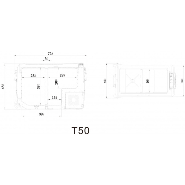 Автохолодильник Alpicool T50