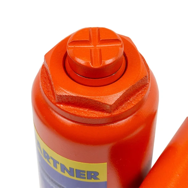 Домкрат бутылочный с клапаном 2т.(h min-158мм,h max-298мм, ход штока-90мм, ход винта-50мм)