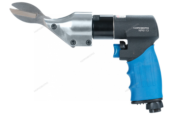 Пневмоножницы NORDBERG NP6113, 2200 ход/мин, сталь до 1,5 мм, пистолетная рукоять