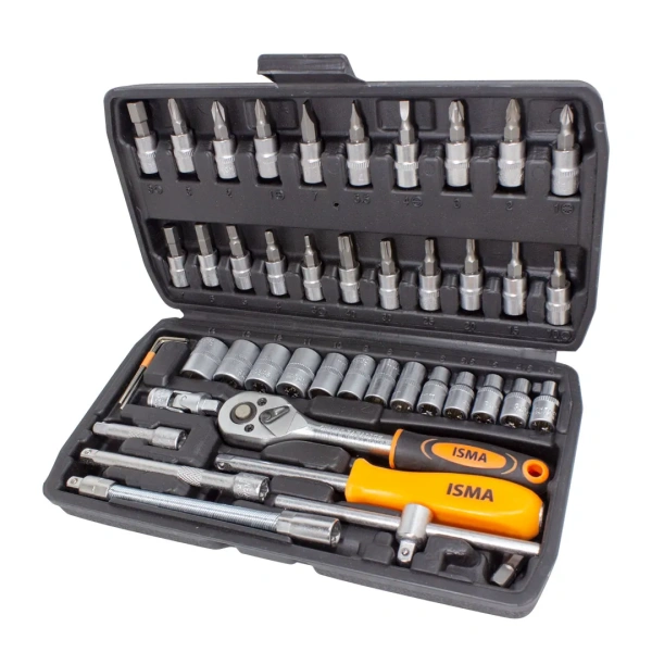 Набор инструментов 46пр.1/4''(6гр.)(4-14мм)