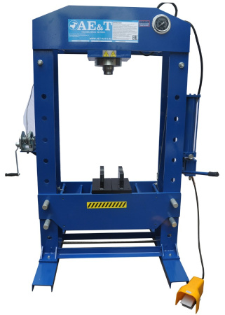 Гидравлический пресс AE&T T612100A (100т) с двойным насосом и пневмоприводом