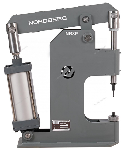 Пневматический станок для заклепки тормозных колодок цилиндр 125 NORDBERG NR8P