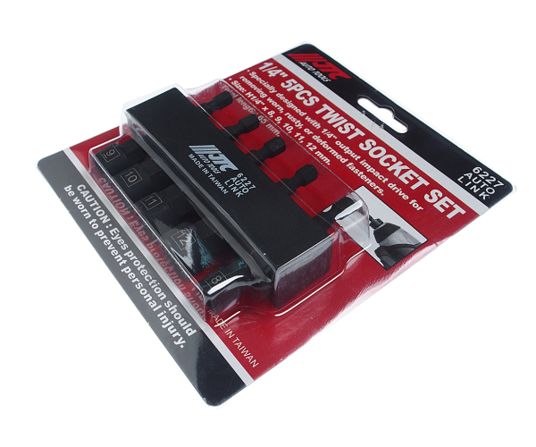 Набор бит-головок для изношенных болтов и гаек под шуруповерт JTC 6227