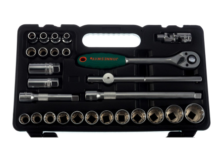 Набор головок торцевых S68H4127S, 1/2"DR Super Tech, 27 предметов