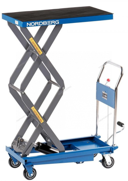 Стол подъемный гидравлический 500 кг двойные ножницы NORDBERG N3T500