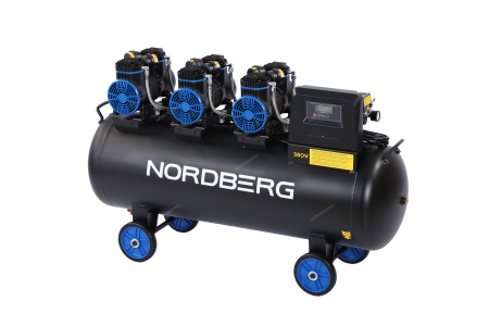 Компрессор безмасляный NORDBERG NCEO160/750 (380 В, ресивер 160 л, 750 л/мин)
