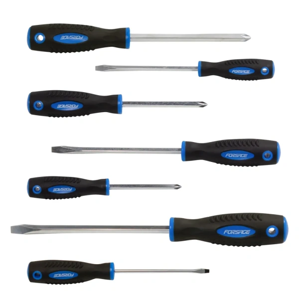 Набор отверток магнитных ''Profi''S2, 7пр. (PH:1x80,2х100,3х150мм, SL:4x100, 5.5х125, 6.5х150, 8х175мм)в лотке