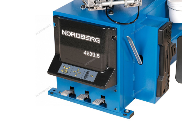 Станок шиномонтажный полуавтомат односкоростной зажимы 13-26" 220 В синий/серый NORDBERG 4639,5 220