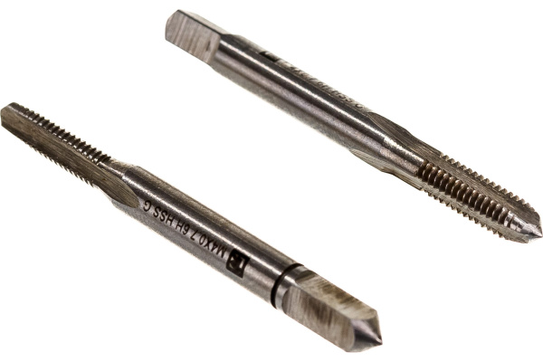 Набор метчиков MT407S2, T-COMBO двухпроходных ручных универсальных М4х0.7, HSS-G, 2 шт.