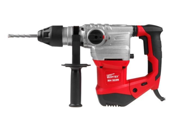 Перфоратор WORTEX RH 3239 в чем. + (2 зубила, 3 сверла)
