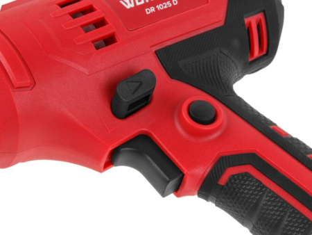 Дрель-шуруповерт WORTEX LX DR 1025 D в кор. 400 Вт, 30 Нм, 2 скор., БЗП 0.8-10 мм, 4 м шнур