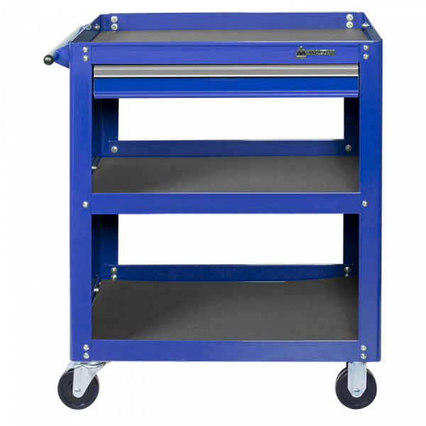 Тележка открытая "ОПТИМА" МАСТАК 520-01580MB, 3 полки и ящик