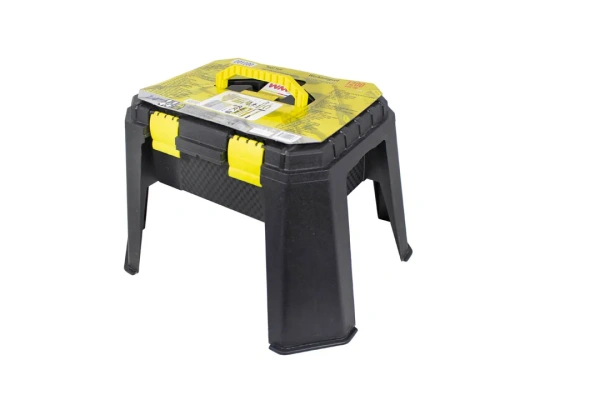 Набор инструментов 1200пр.1/4''(6гр)(5-13мм,шарнирно-губцевый инстр.,отвертки,биты,уровень,молоток,расходник,кейс-слесарный стул max нагр.120кг)