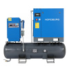 Компрессор винтовой NORDBERG NCC10RD (7,5 кВт, 10 бар, 900 л/мин, ресивер 260 л, IP55, осушитель)
