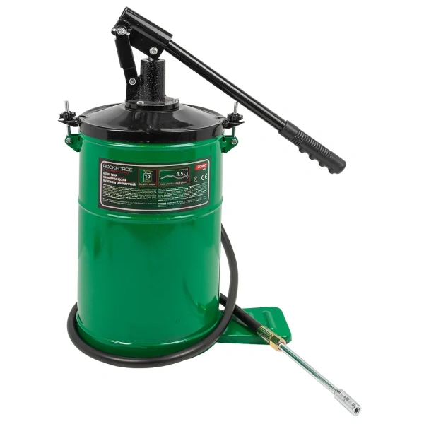 Нагнетатель смазки ручной, 10кг (длина шланга 1.5, внутр.Ø 210мм, внутр. высота 300мм)