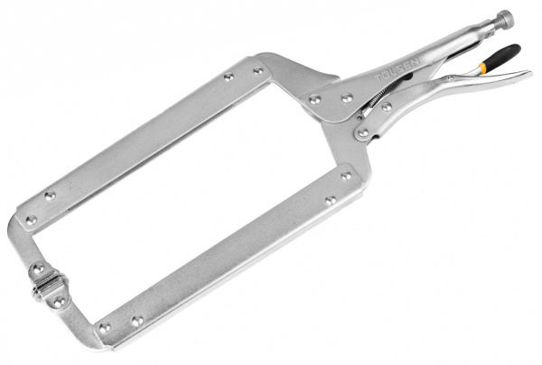 Зажим с фиксатором 440 мм с-образный с подвижными губками TOLSEN TT10058