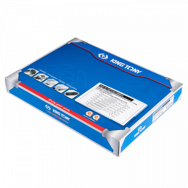 Набор накидных диэлектрических ключей KING TONY 9-12FVG15MRV, 7-24 мм, ложемент, 15 предметов