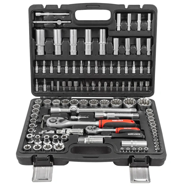 Набор инструментов 108пр.1/4''&1/2''(универс.профиль) (4-32мм)