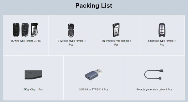 Программатор ключей THINKCAR TKEY 101