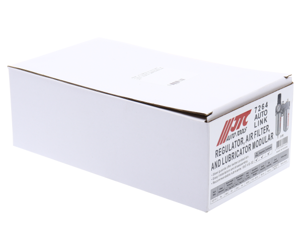 Блок подготовки воздуха JTC 7264 (лубрикатор, осушитель, 1/2", металл. переключ., 285PSI, 4000 л/мин)