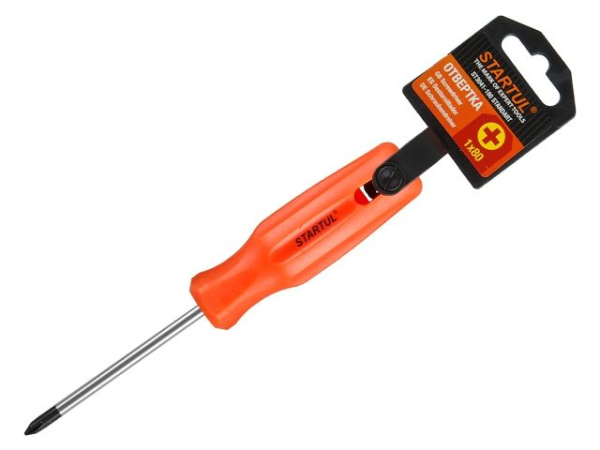Отвертка "+" №1 80мм PH STARTUL STANDART (ST3041-180)