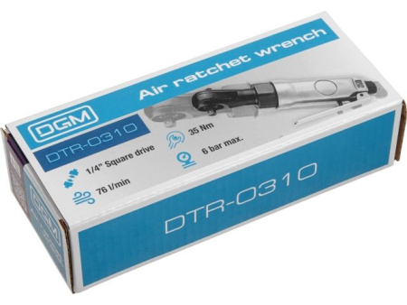 Пневмогайковерт-трещотка 1/4" DGM DTR-0310