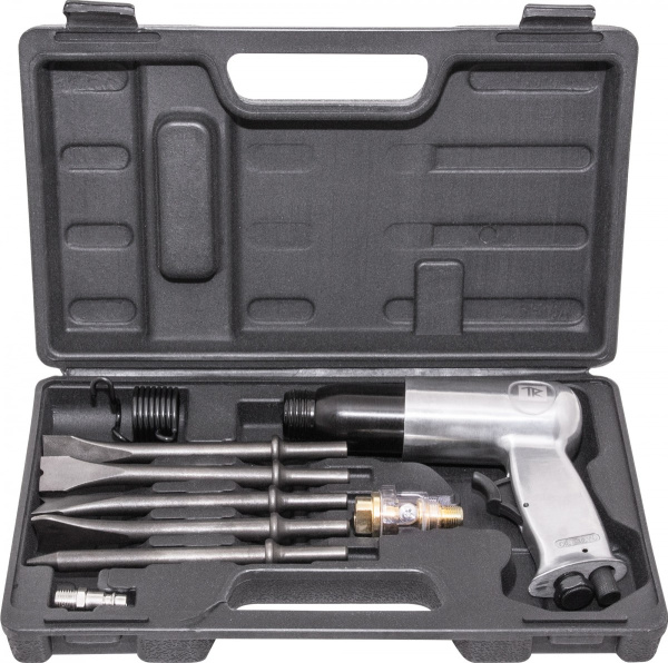 Молоток пневматический Thorvik AHK9190 (190 мм в наборе с насадками)