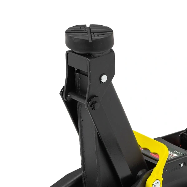 Домкрат подкатной гидравлический 2 т (h min 135мм, h max 385мм) с резиновой накладкой в кейсе