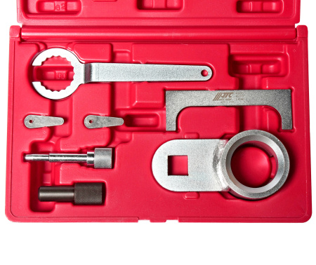 Набор инструментов для фиксации и синхронизации распредвала JTC 4930 (VW Transporter, LT, Crafter, ремень)