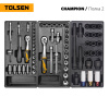 Набор инструментов "CHAMPION" в черной тележке TOLSEN TT85416 (239 предметов)