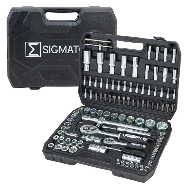 Набор инструментов 108пр. 1/4'', 1/2''