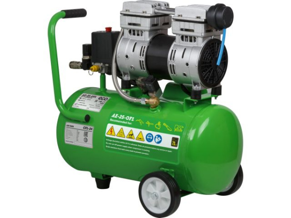 Компрессор ECO AE-25-OF1 безмасляный