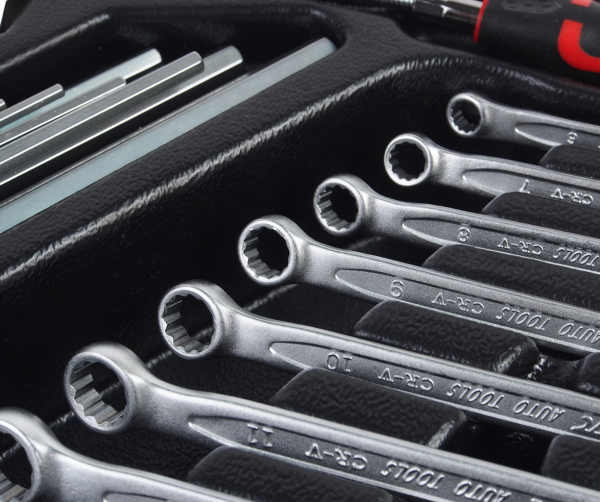 Набор инструментов JTC 56402 для тележки инструментальной JTC 5640 (2-я секция, 45 предметов)