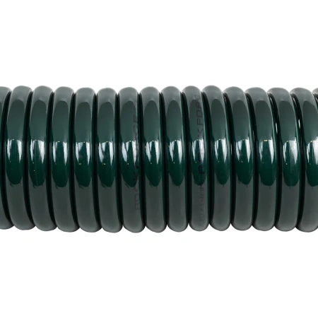 Шланг витой полиуретановый 10мм х 14мм х 15м с быстроразъемами (латунь, максимальное давление - 15bar, рабочая температура от -20 до +60 гр.)