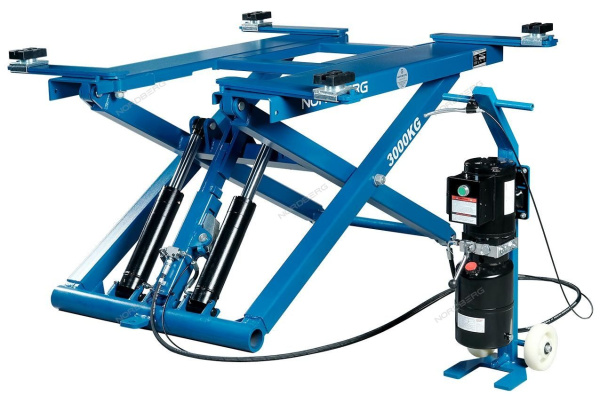 Подъёмник ножничный мобильный, 3 т, 220 В /380 В NORDBERG N634-3