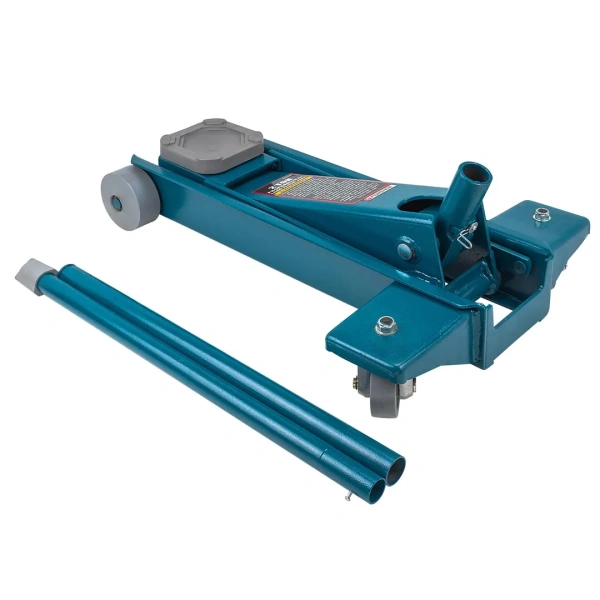 Домкрат подкатной гидравлический 2 т усиленный (высота подхвата - 145мм, высота подъема - 560мм, сменная полиуретановая накладка, усиленный цилиндр с