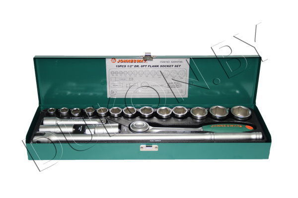 Набор головок торцевых S04H419S, 1/2"DR, 11-32 мм, 19 предметов