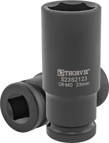 Головка торцевая ударная глубокая Thorvik S23S2123 (1/2"DR, 23 мм)