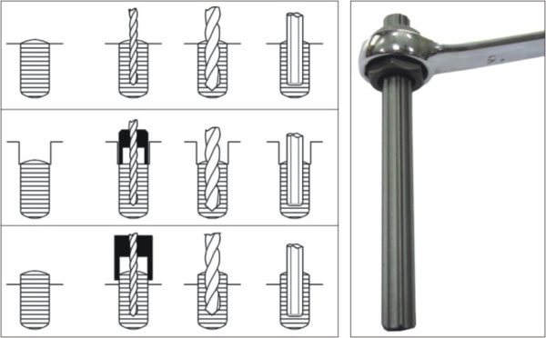 Набор экстракторов для поврежденных болтов JTC 4733 (5-16 мм, 25 предметов в кейсе)