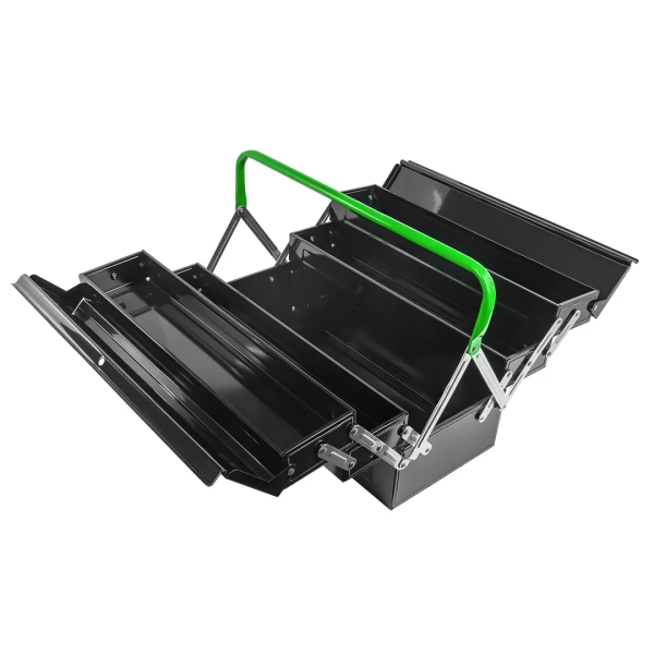 Ящик металлический складной 5-и секционный (200х205х460мм, 45х95х450мм-4 секции, 100х200х450мм-1 секция)