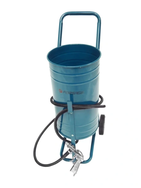 Передвижной пескоструйный аппарат инжекторного типа (бак 28л)