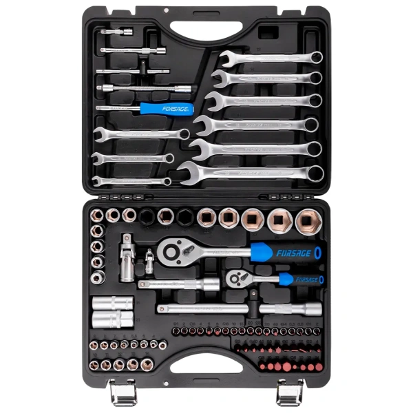 Набор инструментов 82+6пр.1/4''1/2''(6гр.)+(головка-бита 1/4''T40